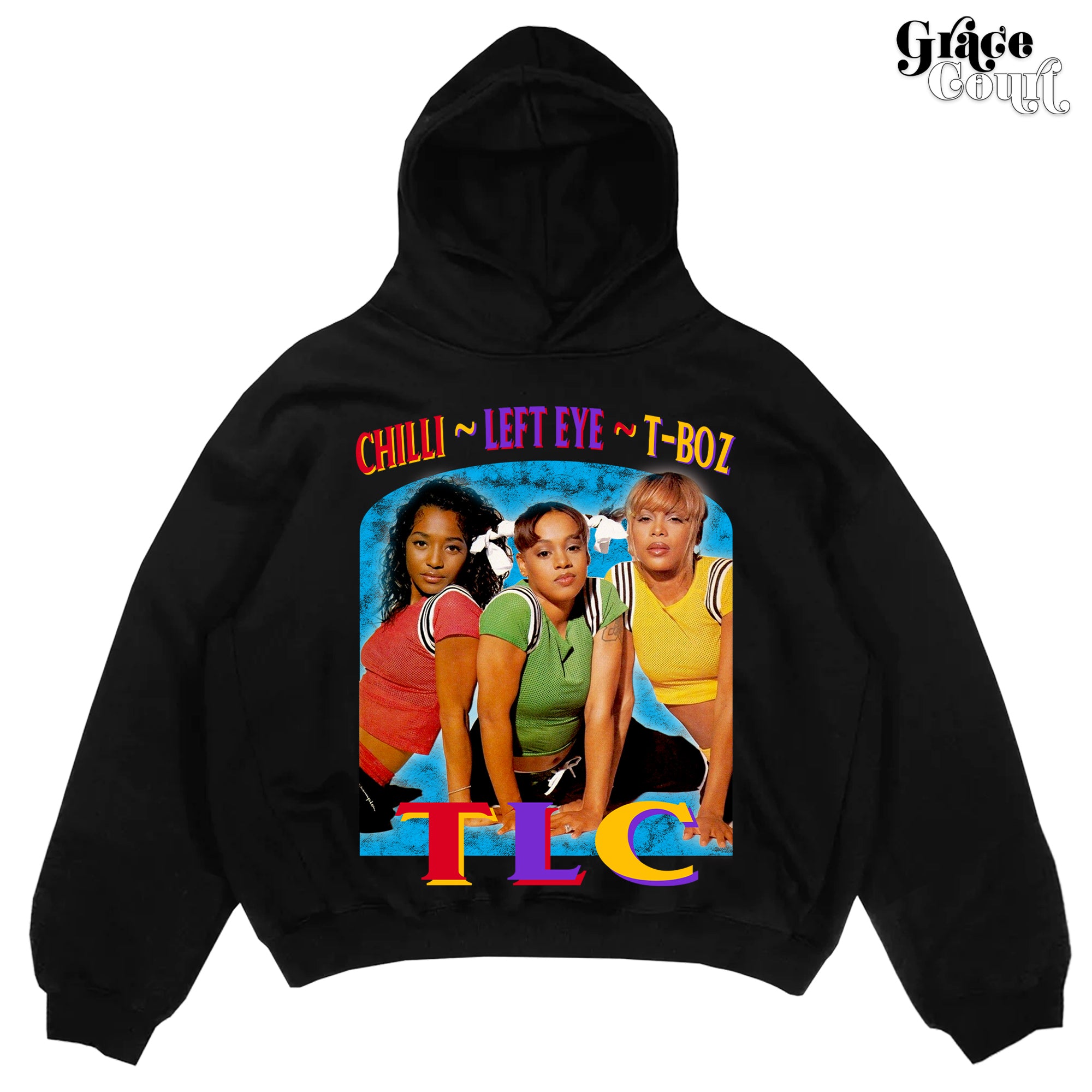 TLC CHILLI T-BOZ HOODIE hot SZ M